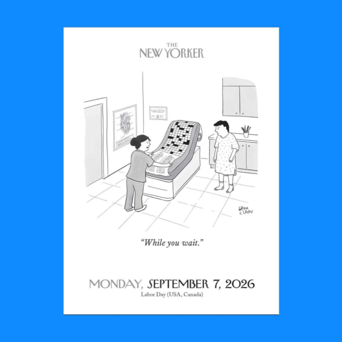 Cartoons from the New Yorker 2026 Day to Calendar Calendar