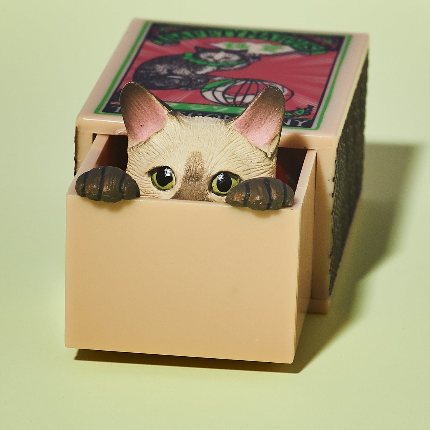 Cat Peek Matchbox - Kitan Club Japanese Blind Box Figurine