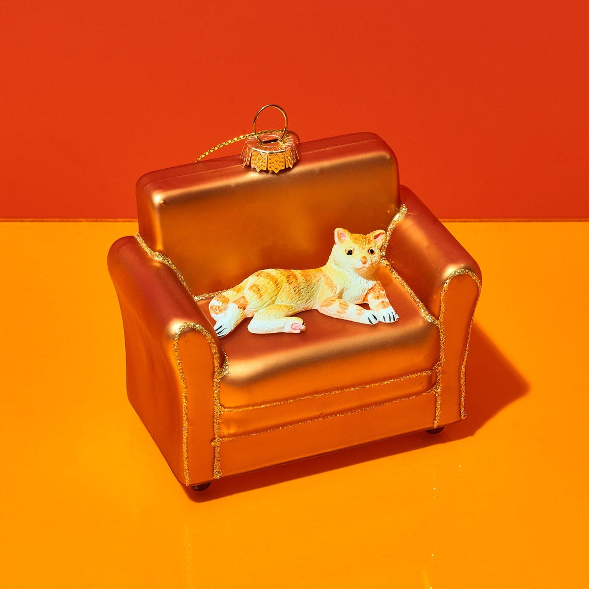 Cat on Sofa Ornament Christmas Gifts Holiday Onsite25