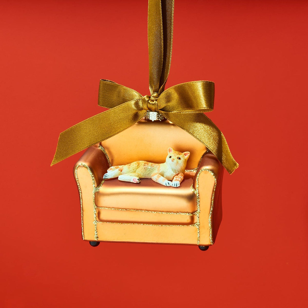 Cat on Sofa Ornament Christmas Gifts Holiday Onsite25