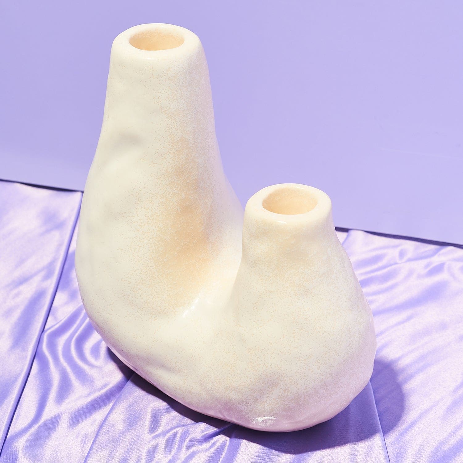 Ceramic Double Candle Holder Candle - Holder - Ceramic -