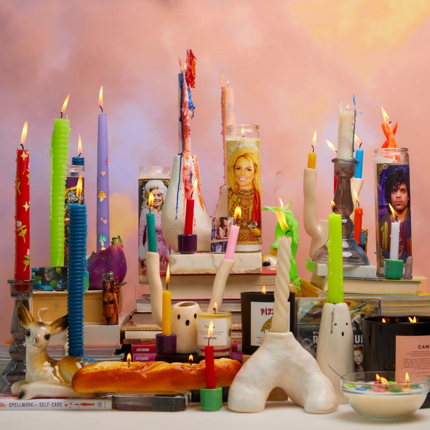 Ceramic Double Candle Holder Candle - Holder - Ceramic -