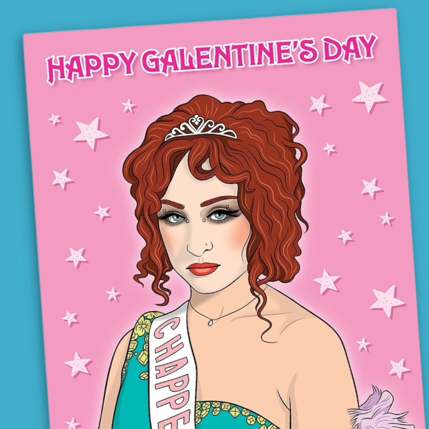 Chappell Roan Galentineās Day Greeting Card A2 - Chappell
