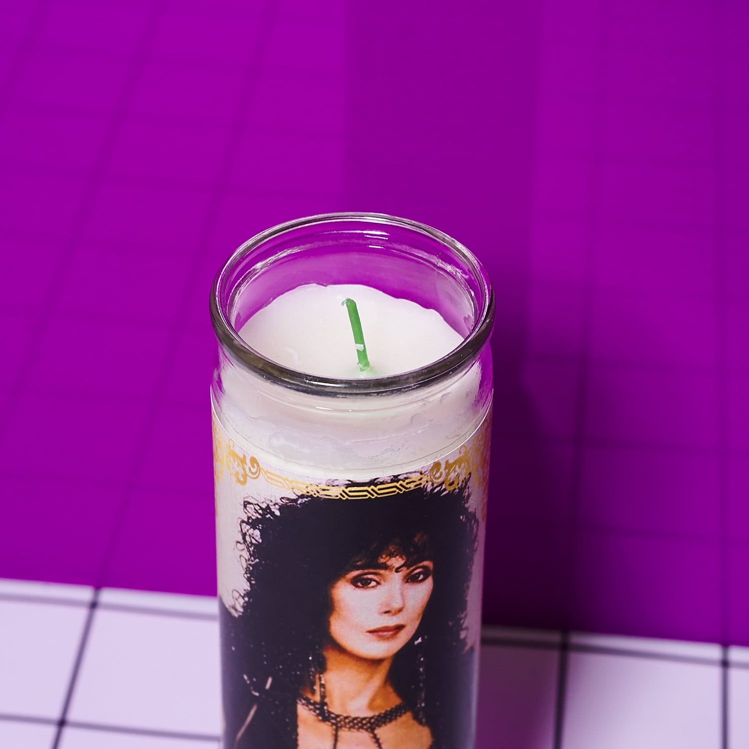 Cher Pillar Candle Bobbyk - Candle - Celeb - Celebrity -