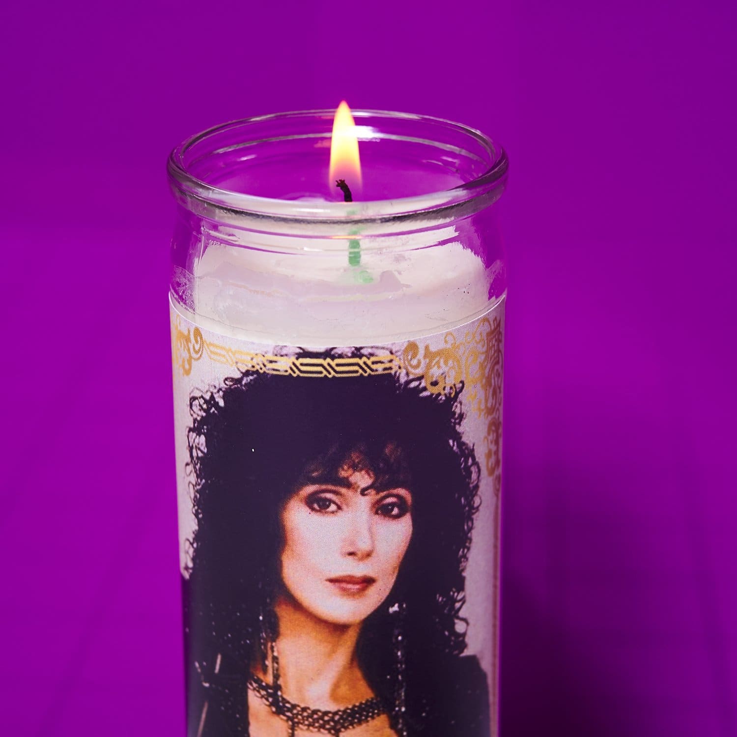 Cher Pillar Candle Bobbyk - Candle - Celeb - Celebrity -