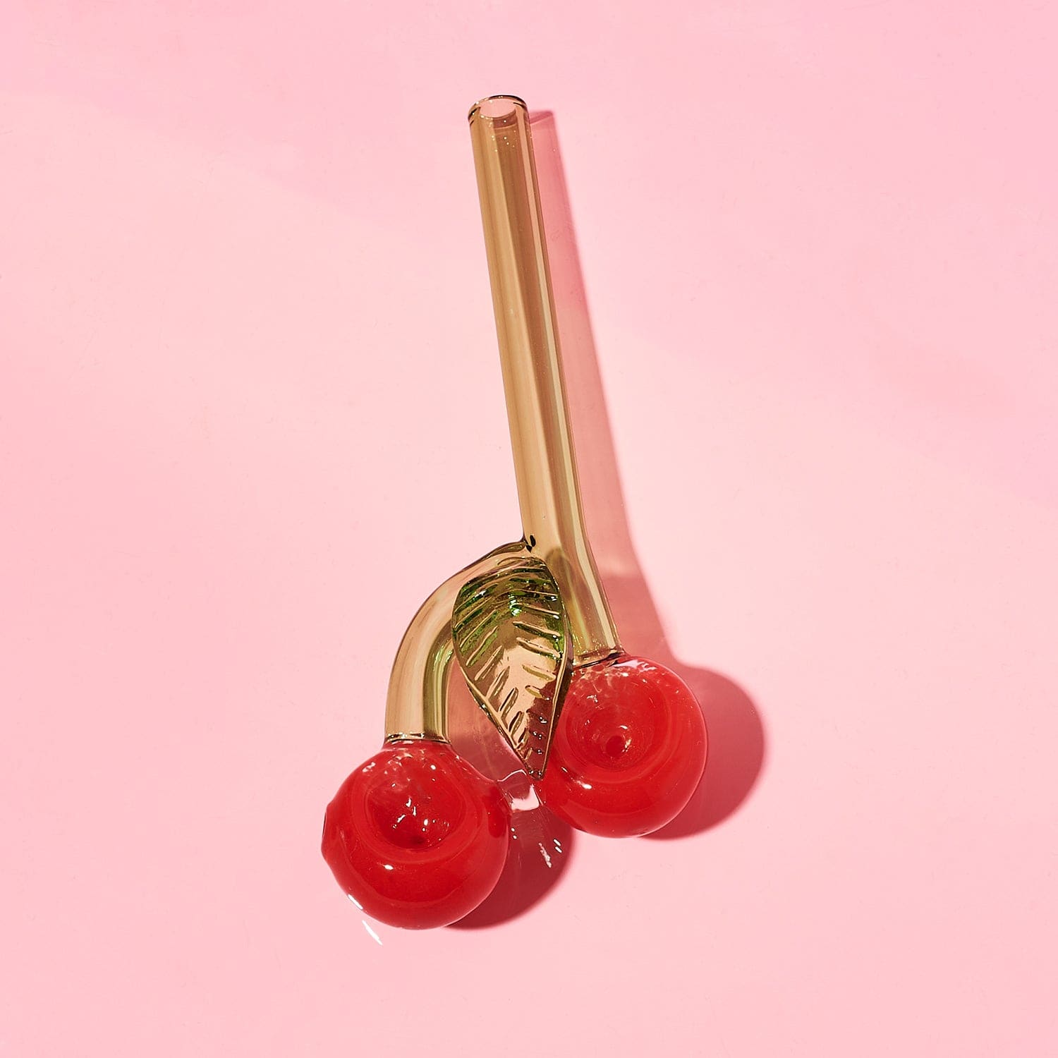 Cherry Double Bowl Pipe Barbiecore - Cherry - Pipe - Cute