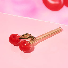 Cherry Double Bowl Pipe Barbiecore - Cherry - Pipe - Cute