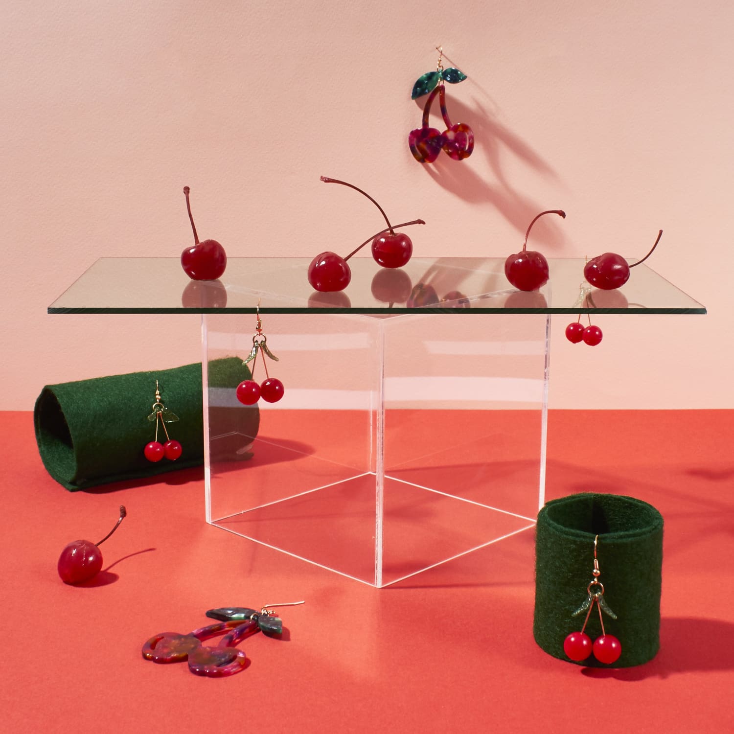 Cherry Fruit Earrings Affordable Jewelry, best Seller,