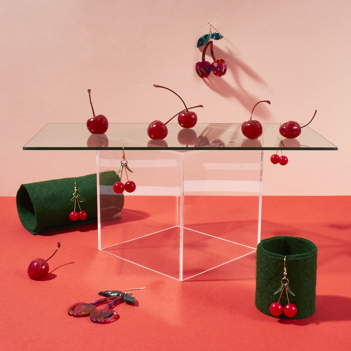 Cherry Fruit Earrings Affordable Jewelry, best Seller,