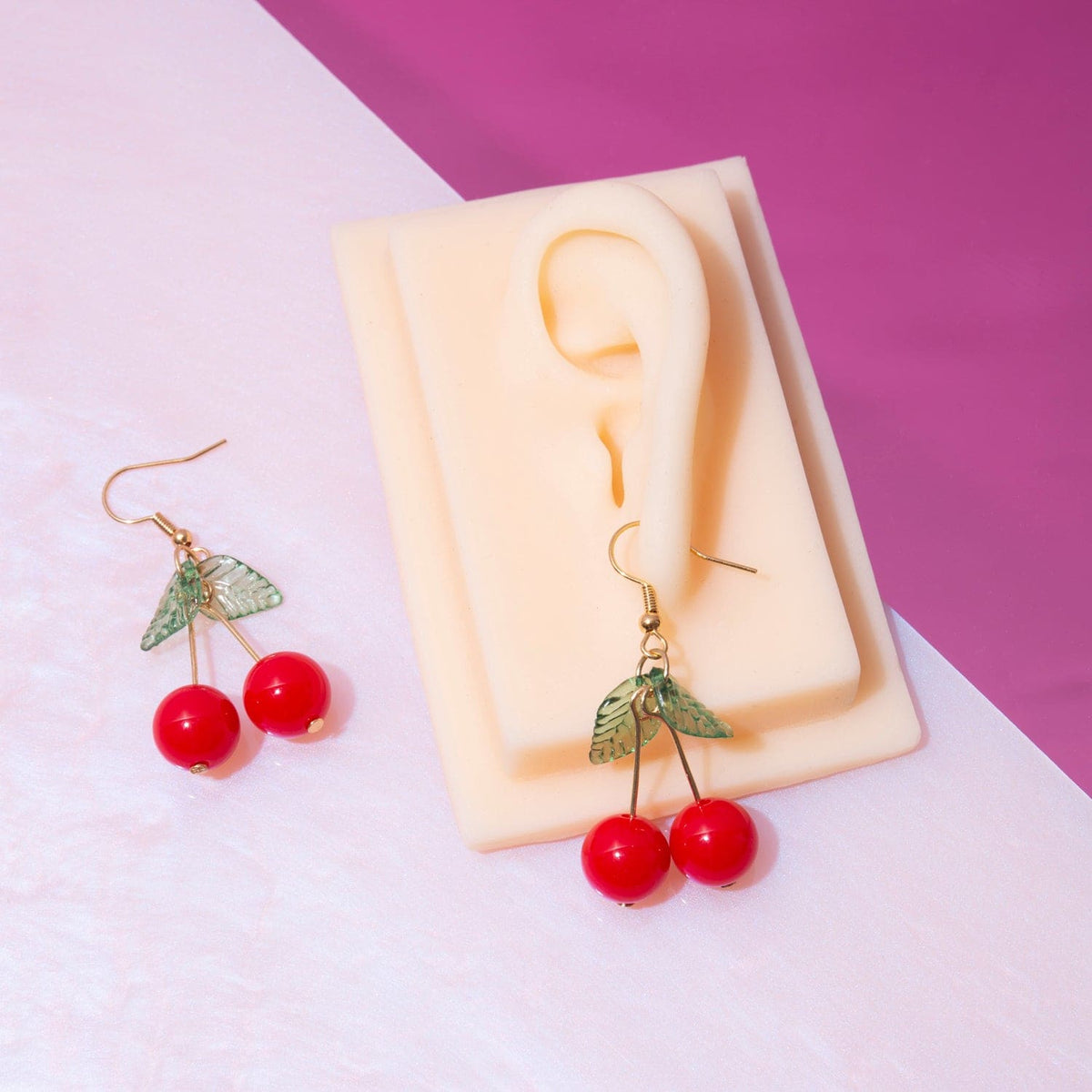 Cherry Fruit Earrings Affordable Jewelry - best Seller -