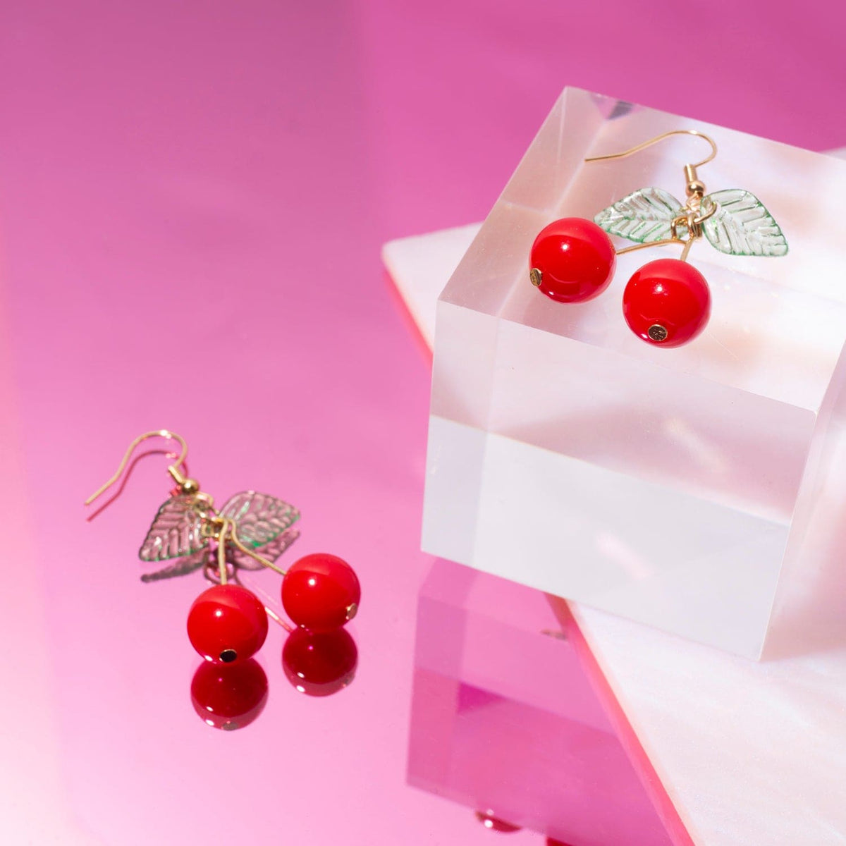 Cherry Fruit Earrings Affordable Jewelry - best Seller -