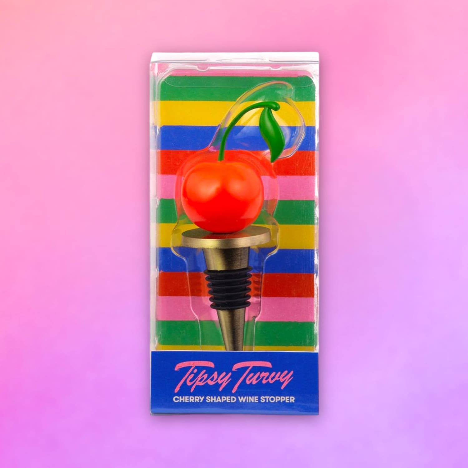 Cherry Red Wine Stopper Kitchen And Drink - Web0224 Webq124