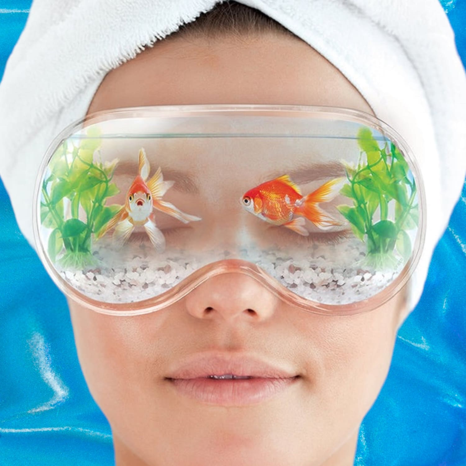 Chill Out Eye Mask Fish Bowl Eye Mask - Pad - Face - Care -