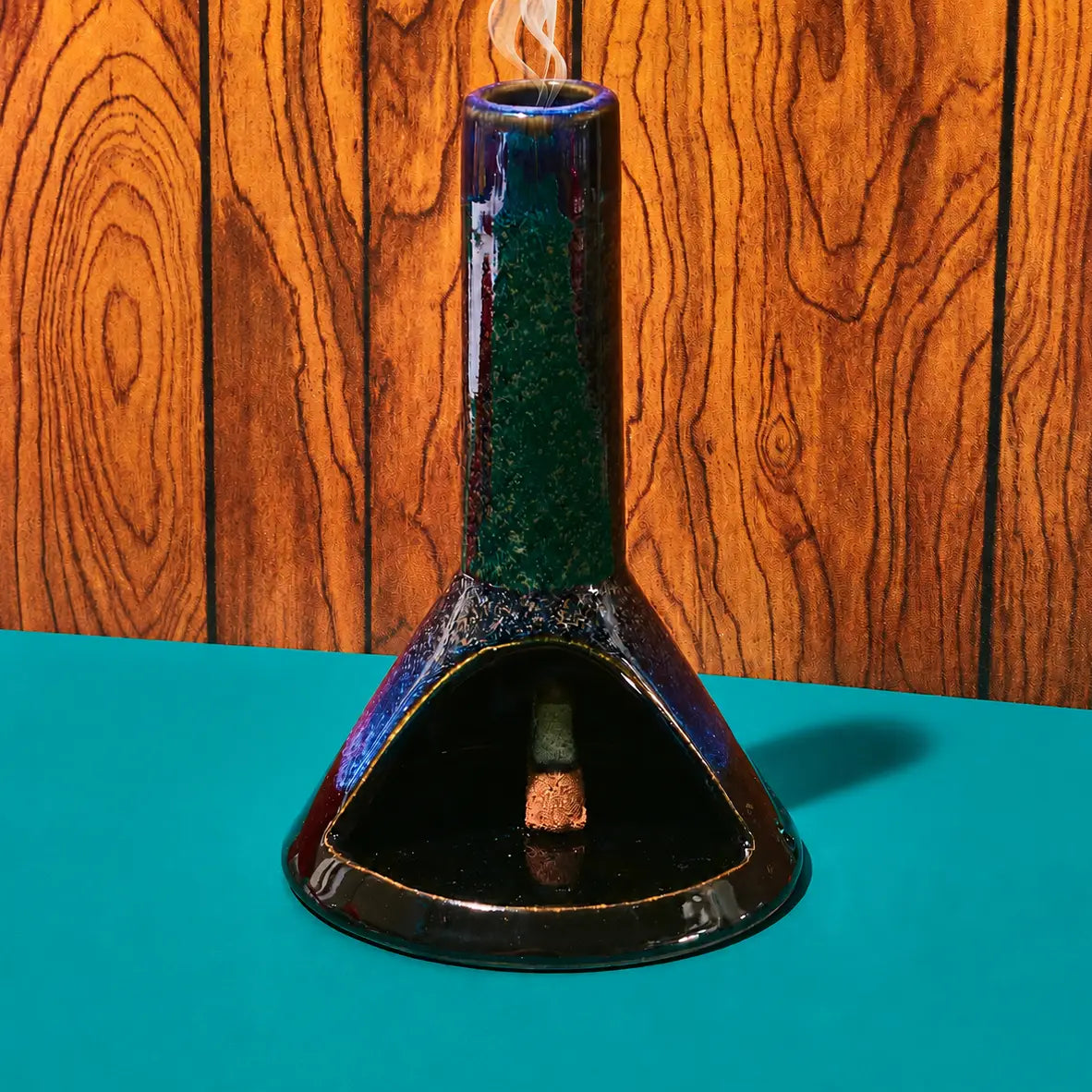 Chimney Incense Burner Blue Cone | Friends Nyc Brooklyn Ny