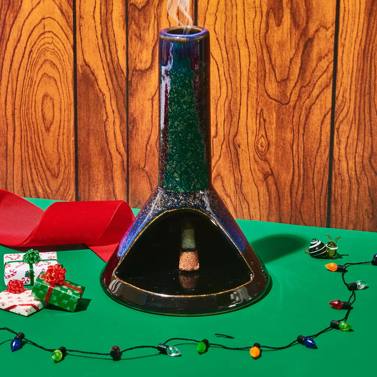 Chimney Incense Burner Blue Cone | Friends Nyc Brooklyn Ny