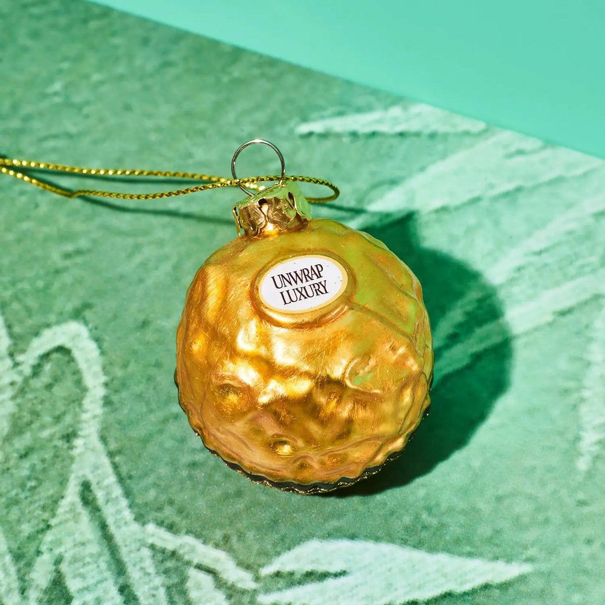 Chocolate Hazelnut Bonbon Ornament Glass | Friends Nyc