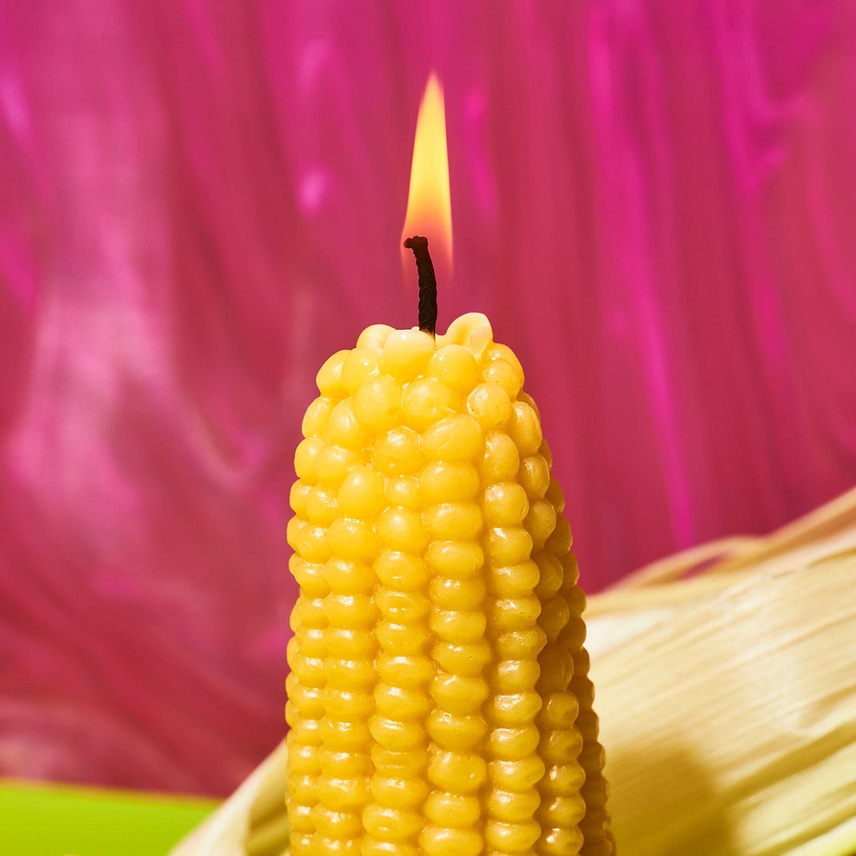 Beeswax Corn Cob Candle 0523 - Candle - Janinecontent - Q223