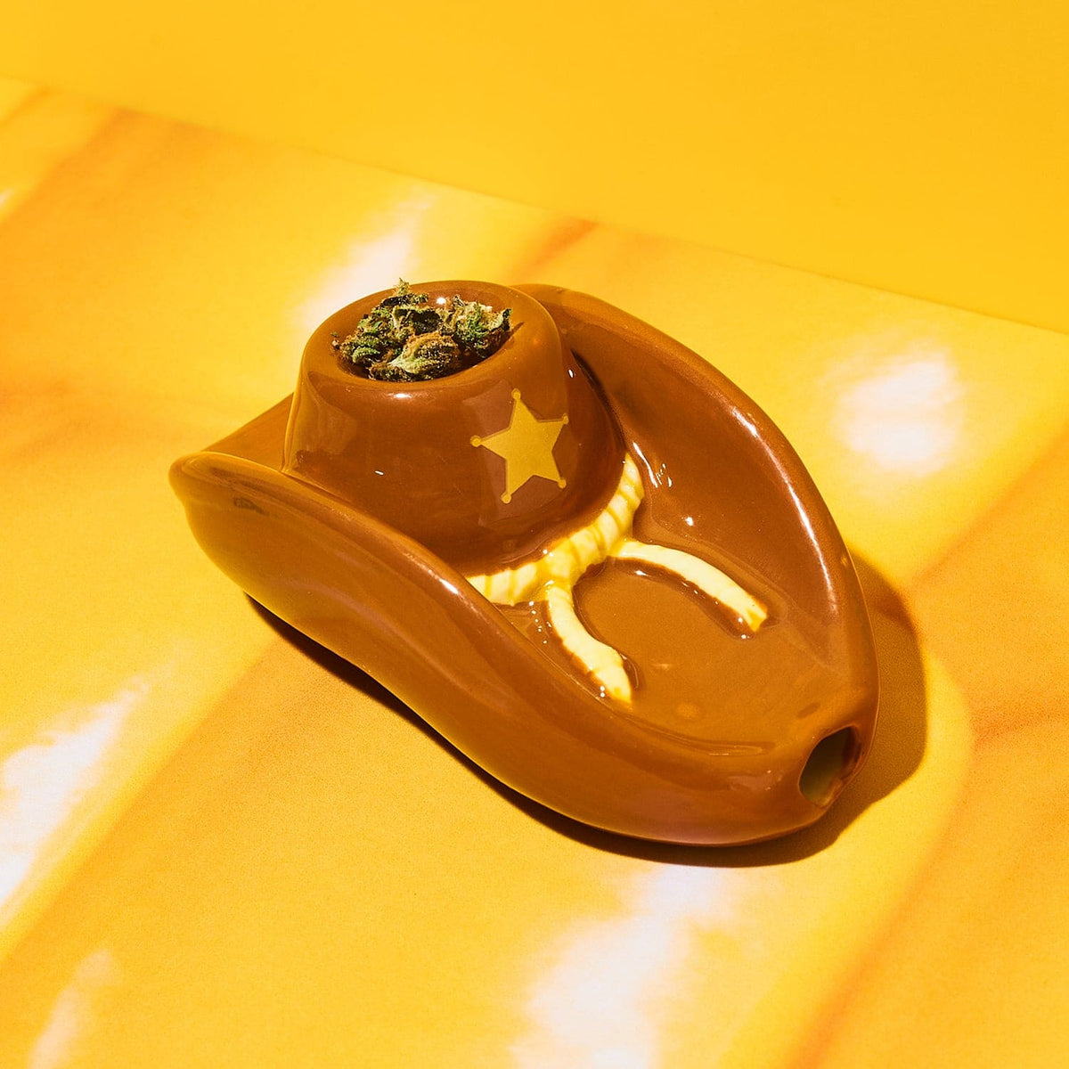 Cowboy Hat Pipe Cowboy - Aesthetic - Hat - Hand Pipe