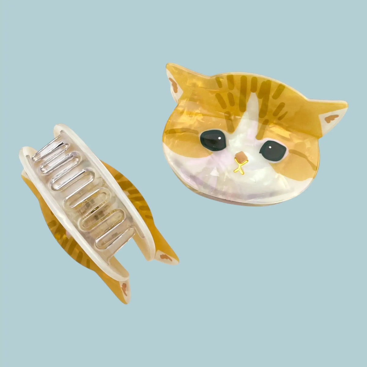 Cute Cat Head Claw Clip Hair | Friends Nyc Brooklyn Ny