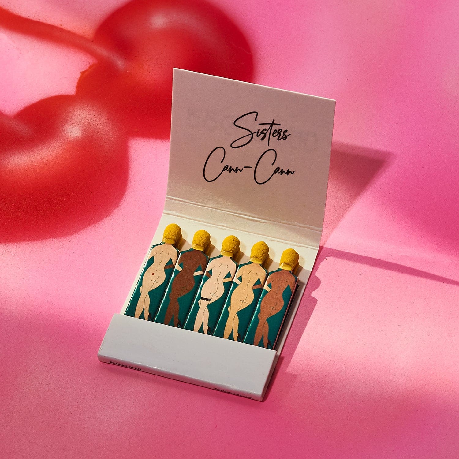Dancing Ladies Matchbook - Sisters Smoke - Stoner