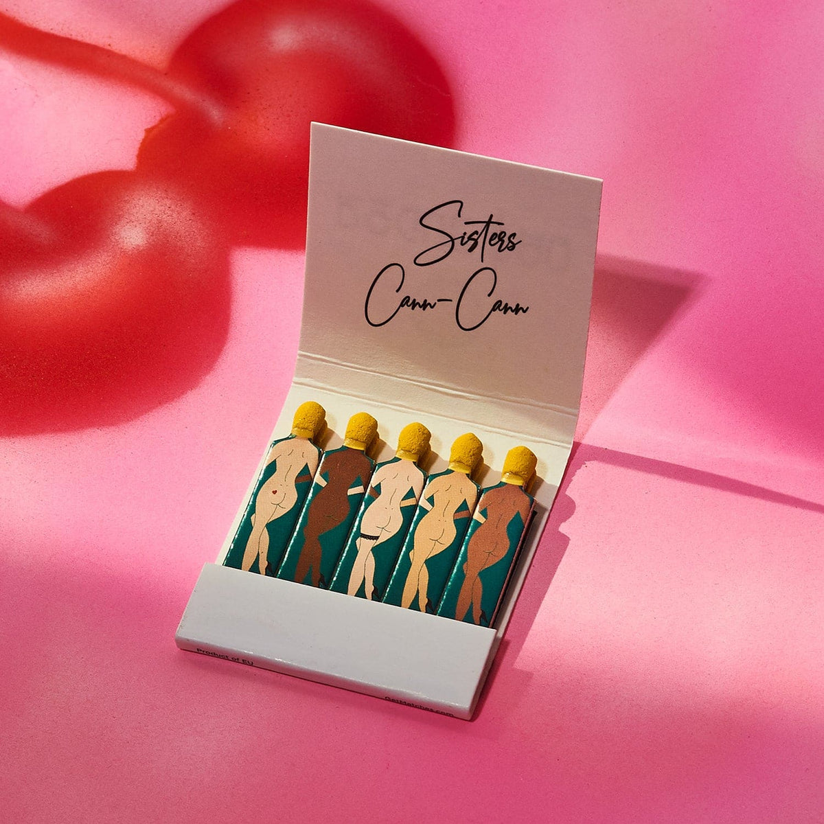 Dancing Ladies Matchbook - Sisters Smoke - Stoner