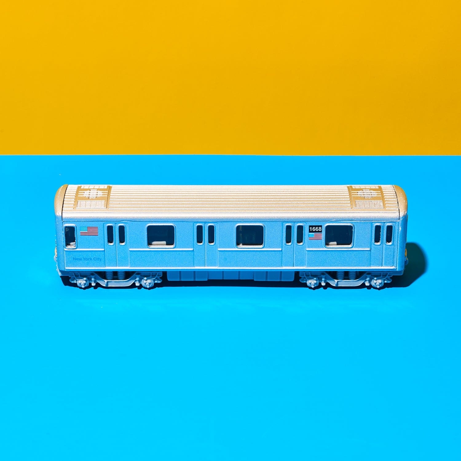 Die-cast Car Small New York City Metro Subway 7’’ 2233dny
