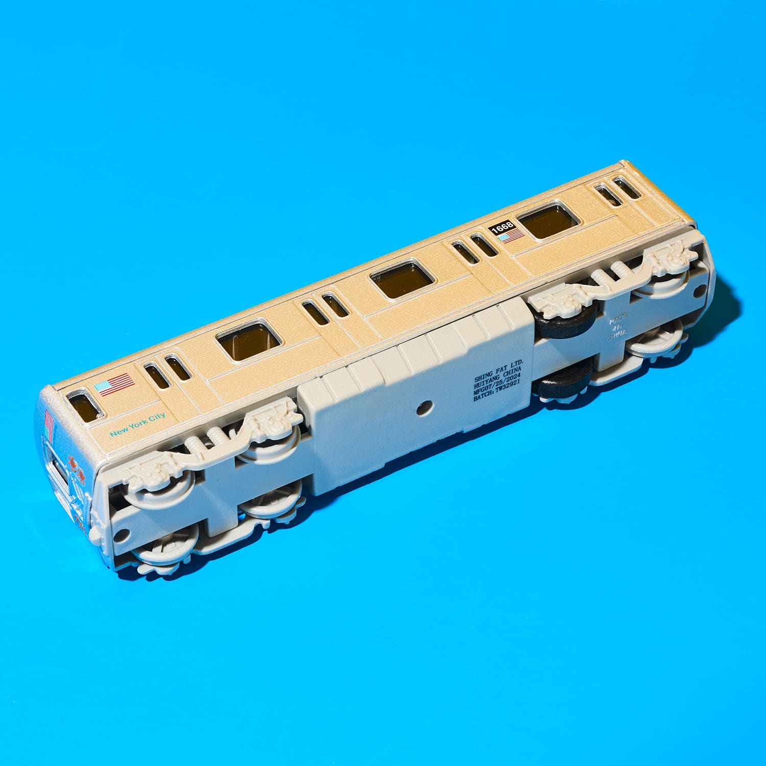 Die-cast Car Small New York City Metro Subway 7’’ 2233dny