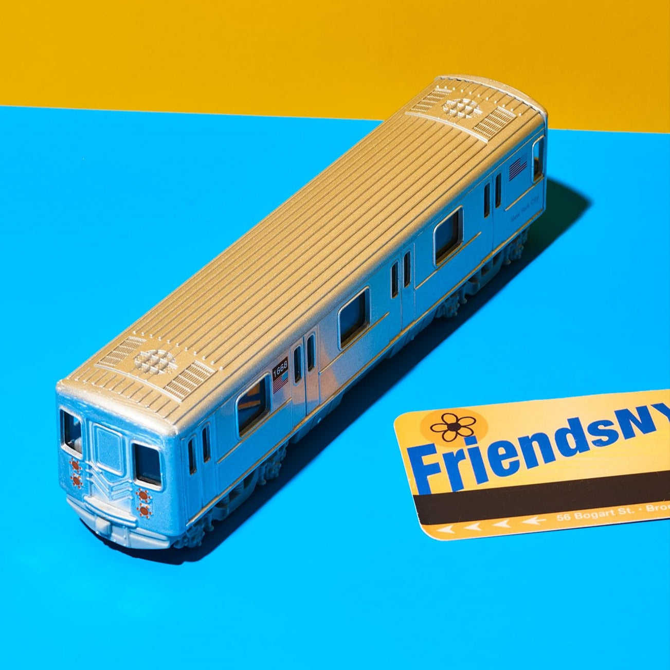 Die-cast Car Small New York City Metro Subway 7’’ 2233dny