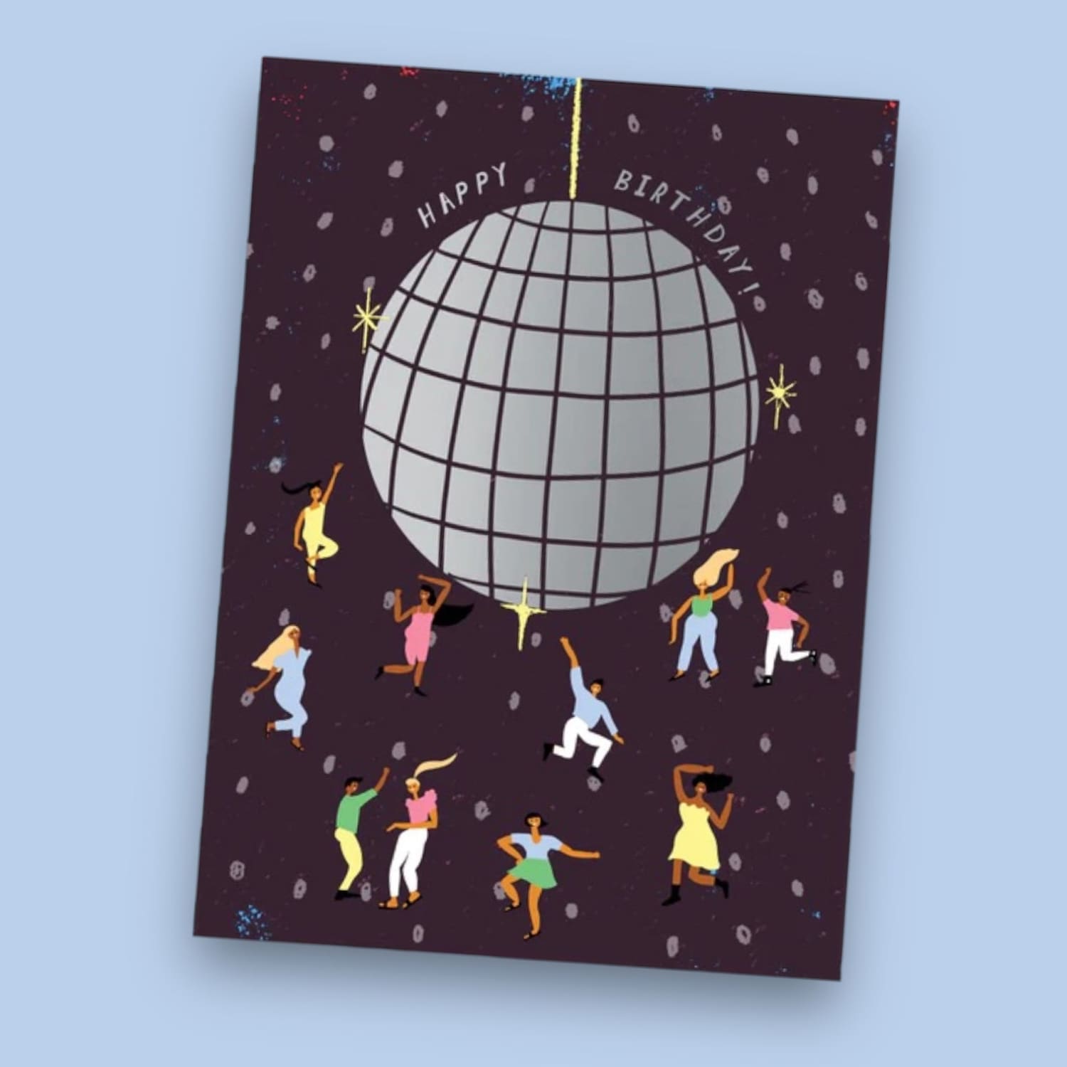 Disco Ball Birthday Greeting Card Birthday - Carolyn Suzuki