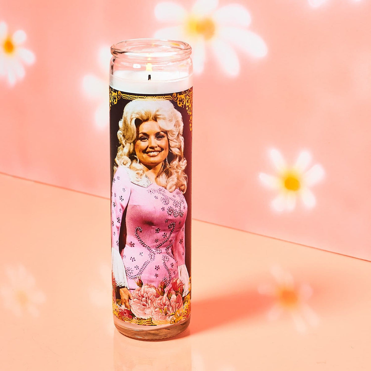 Dolly Parton Pillar Candle Bobbyk - Candle - Celeb -