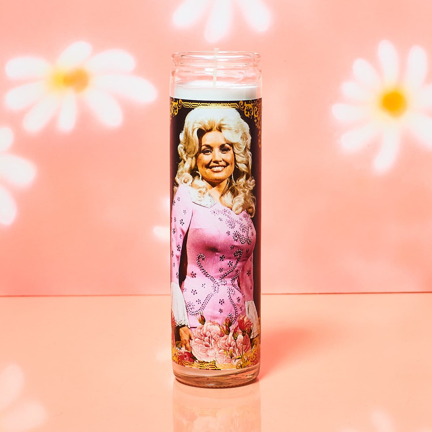 Dolly Parton Pillar Candle Bobbyk - Candle - Celeb -