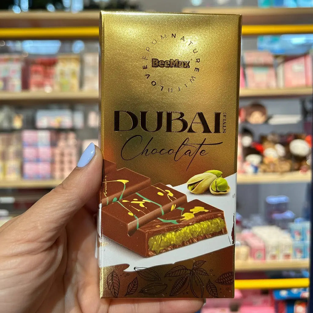 Dubai Chocolate Bar - Authentic Turkish Pistachio Kadayif