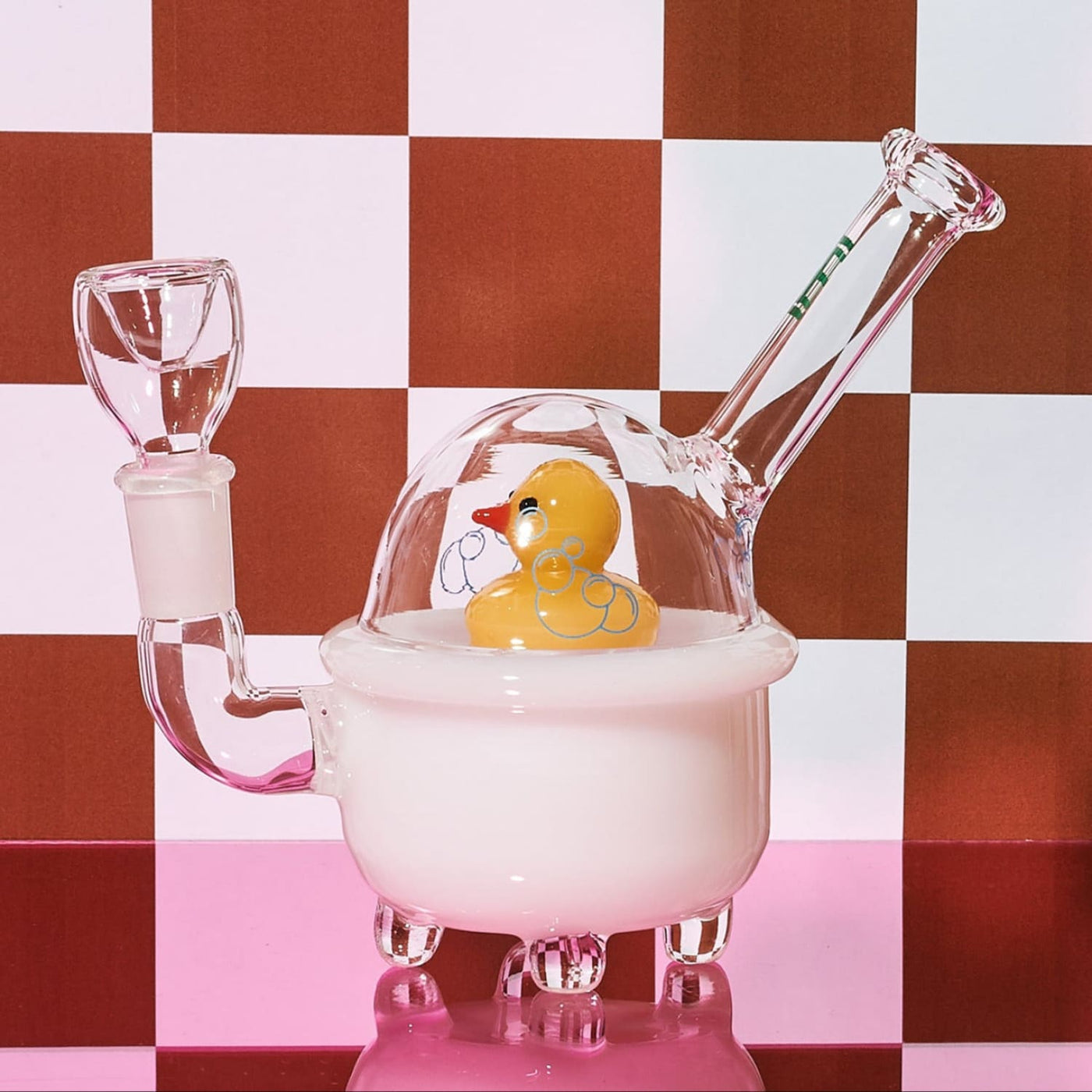Ducky Bubbler Bong Aesthetic Bong - Smoke - Animal Novelty