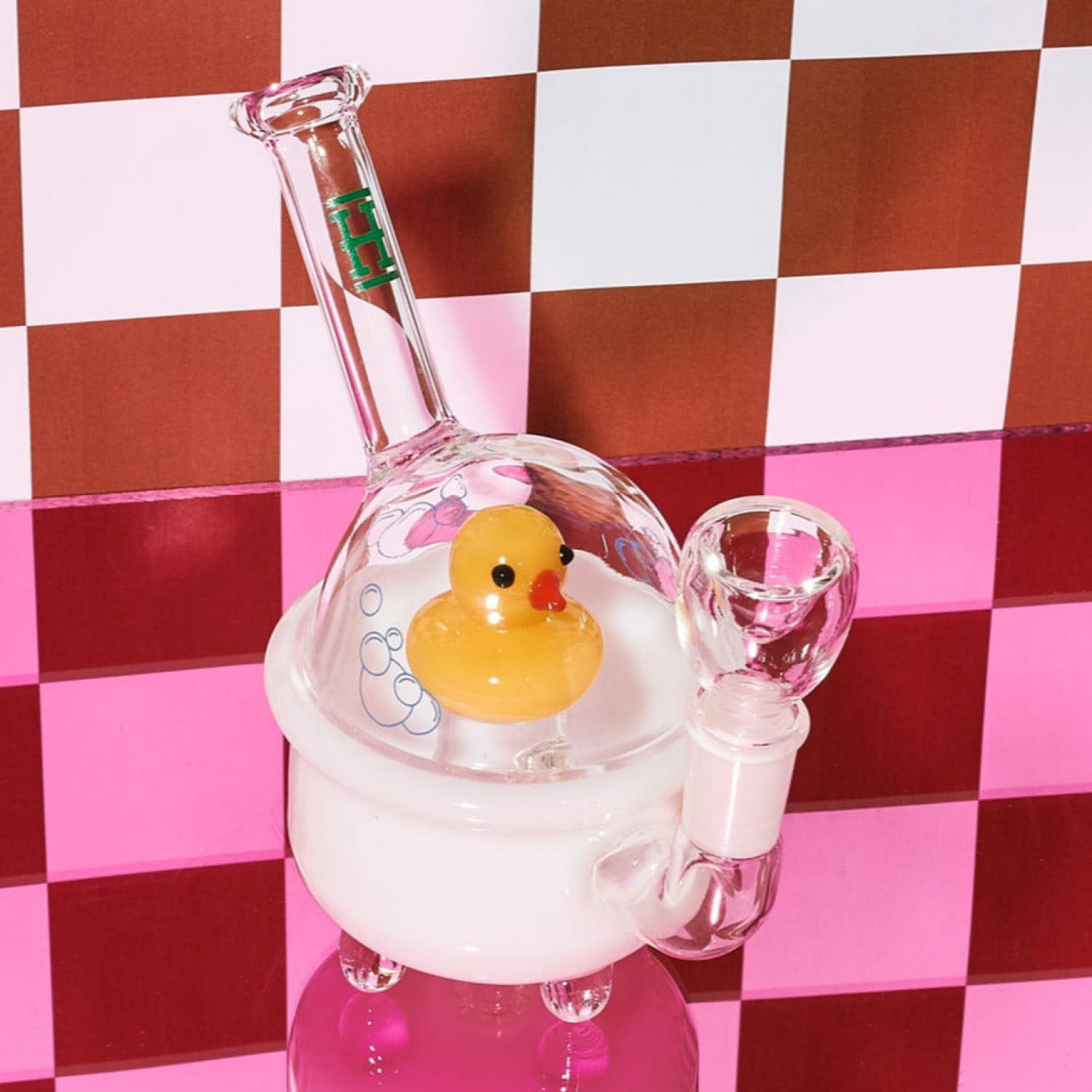Ducky Bubbler Bong Aesthetic Bong - Smoke - Animal Novelty