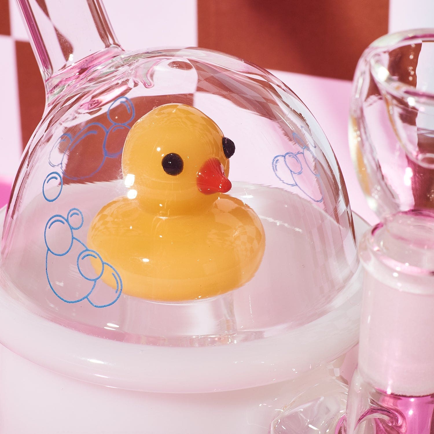 Ducky Bubbler Bong Aesthetic Bong - Smoke - Animal Novelty