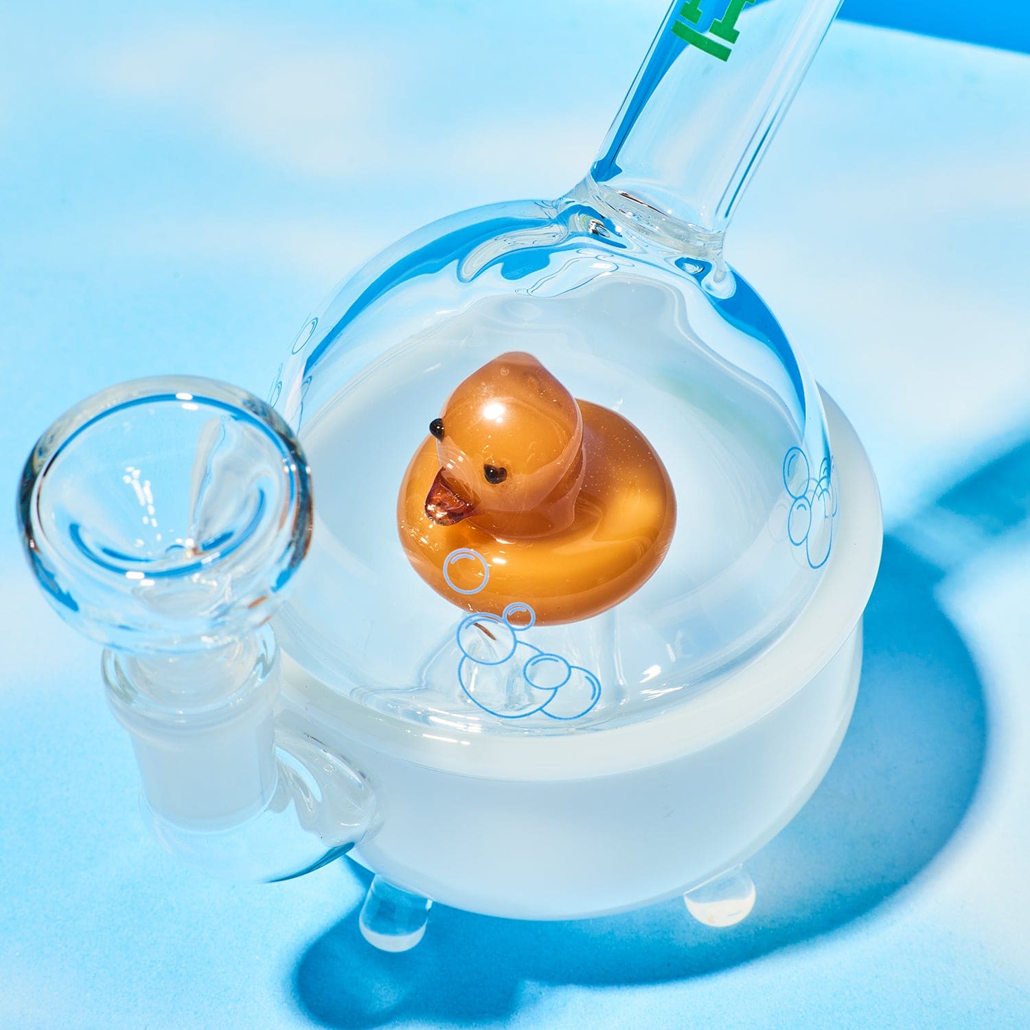 Ducky Bubbler Bong Aesthetic Bong - Smoke - Animal Novelty