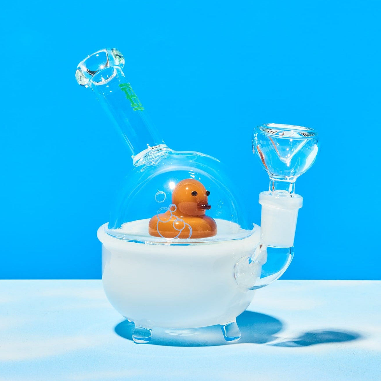 Ducky Bubbler Bong Aesthetic Bong - Smoke - Animal Novelty