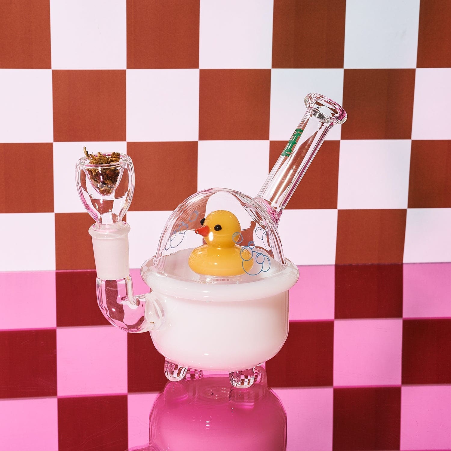 Rubber Ducky Bath Novelty Bubbler Bong 