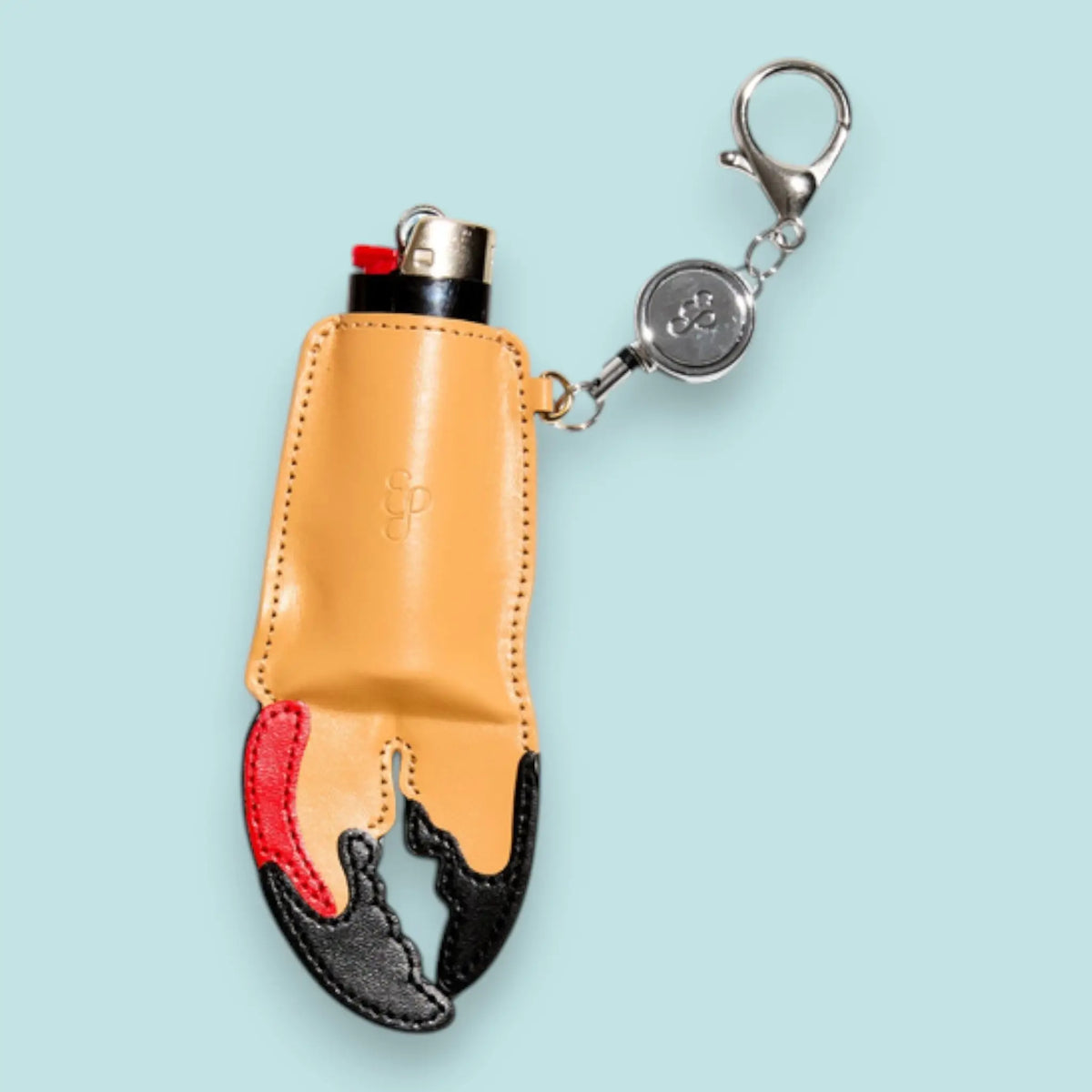 Edie Parker Crab Claw Lighter Cover Keychain | Friends Nyc