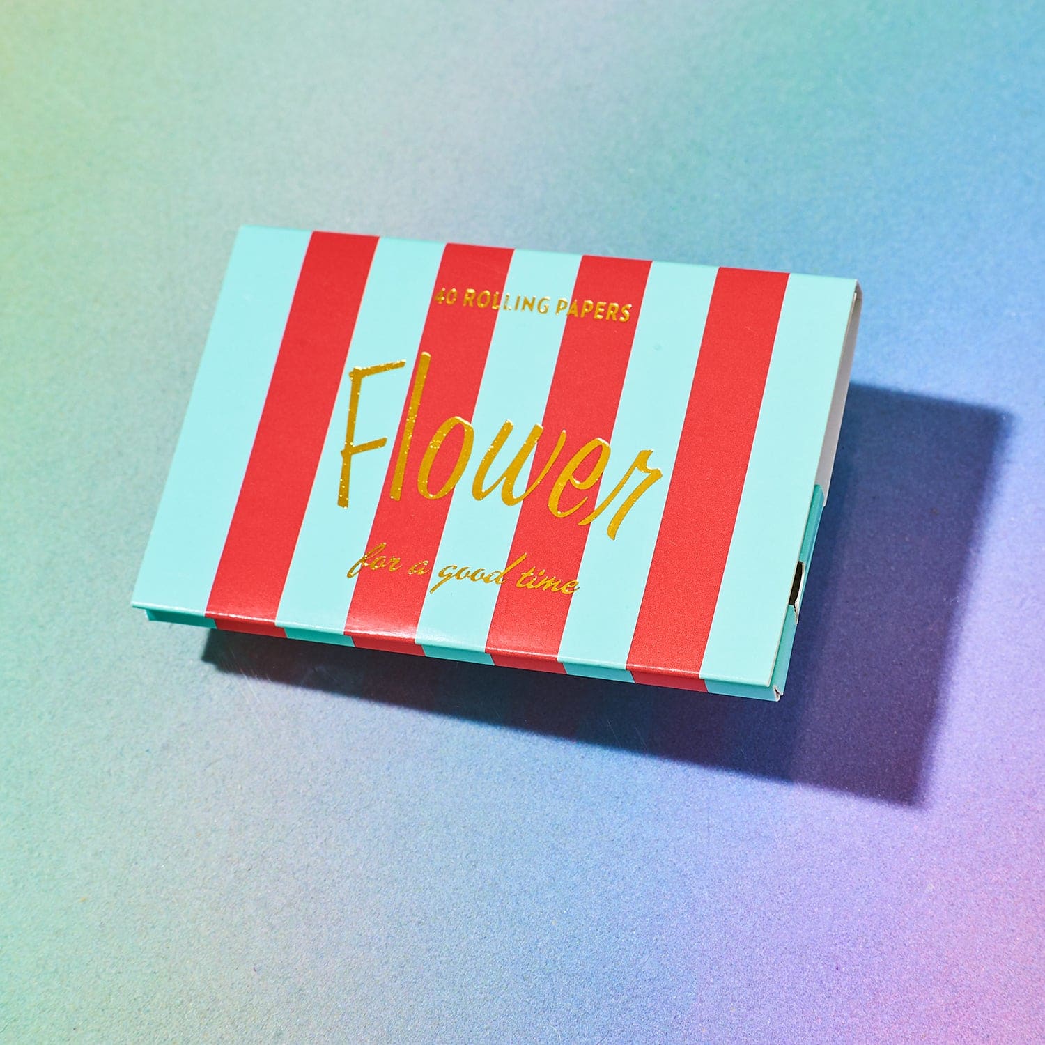 Edie Parker Flower Rolling Papers - Rainbow Deluxe Rolling