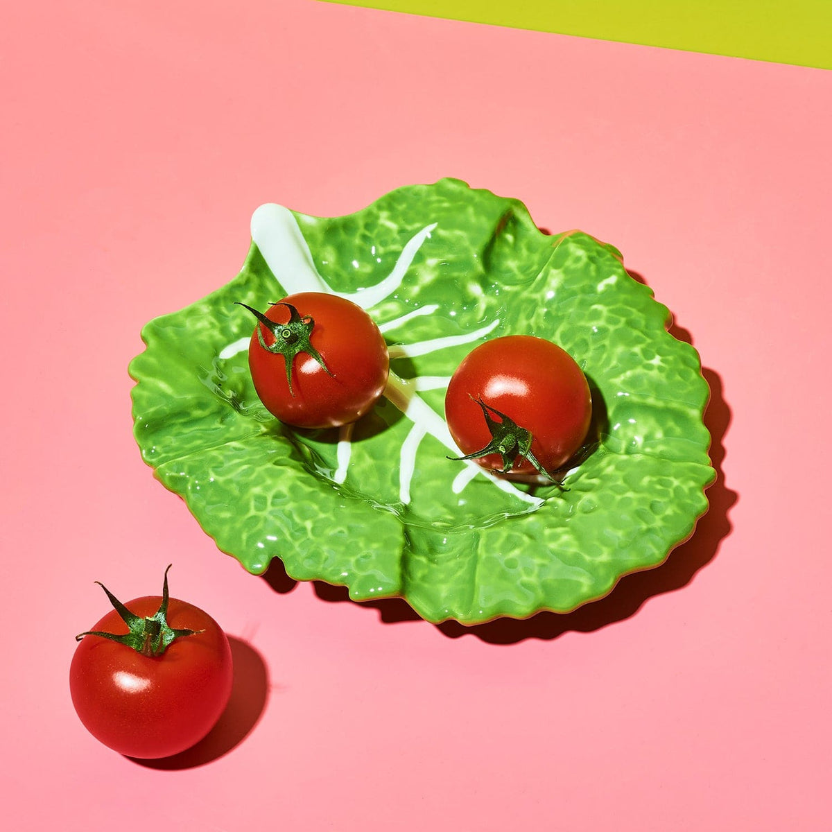 Edie Parker Lettuce Ashtray Catchall - Catch All Fake Food