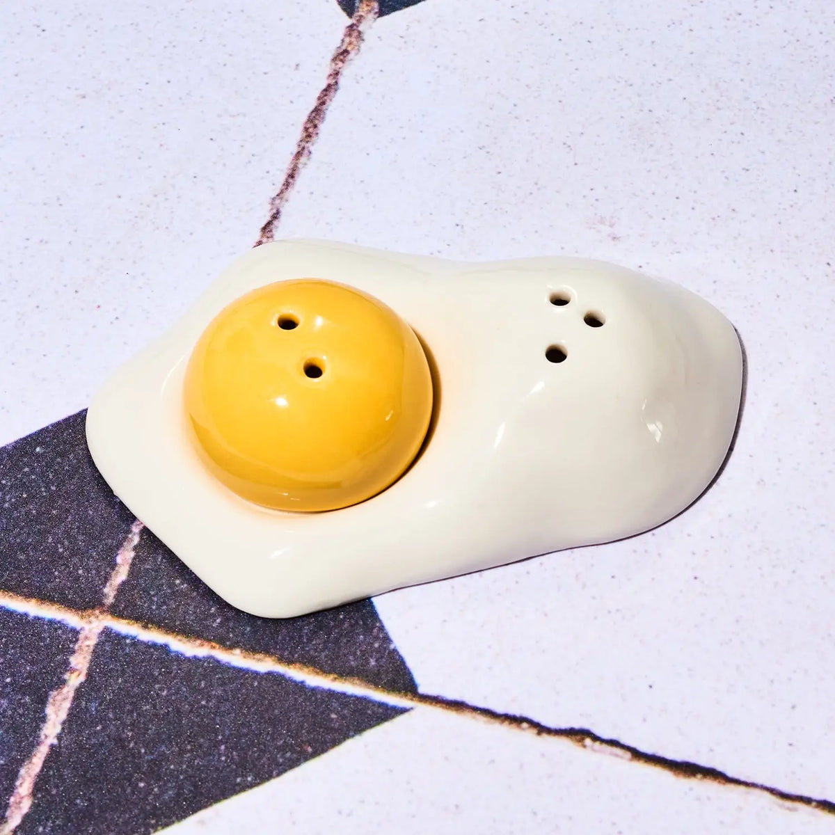Egg Yolk Salt & Pepper Shakers Stoneware and | Friends Nyc