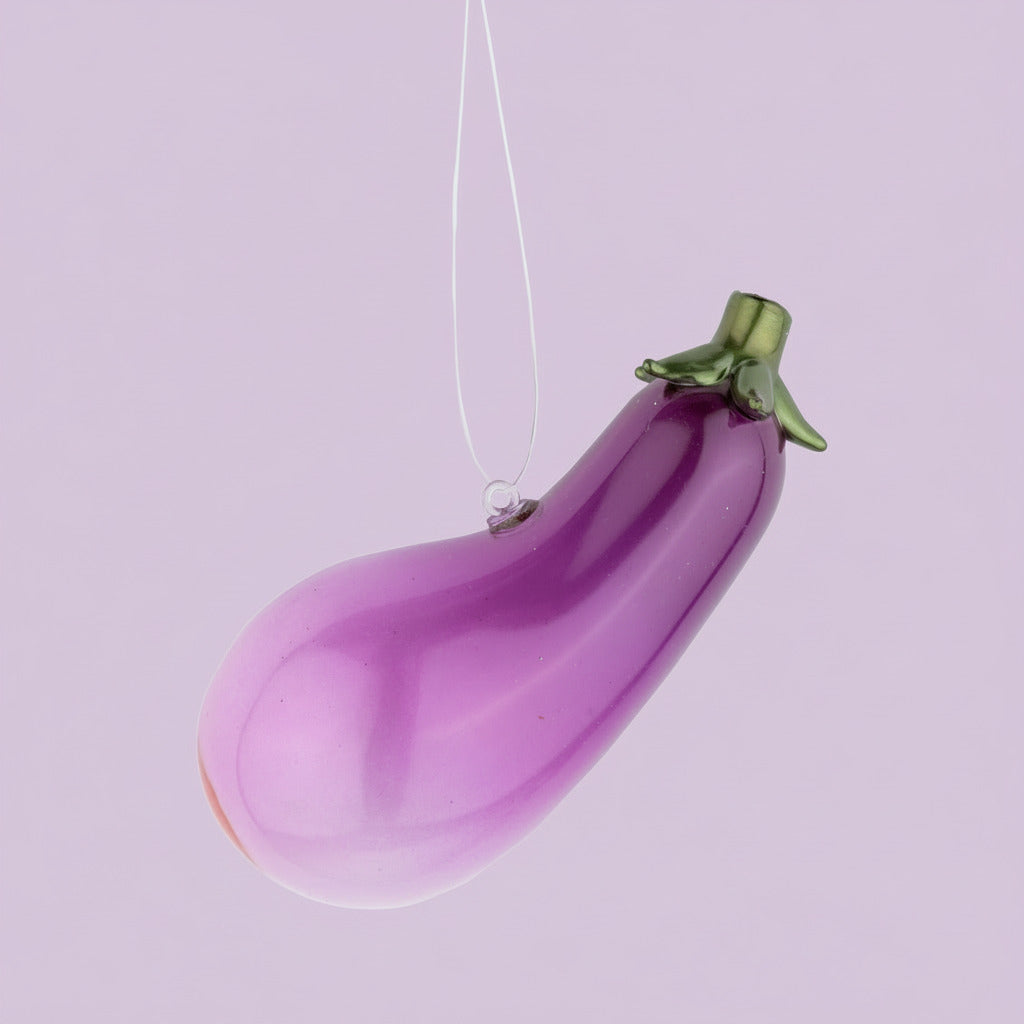 Eggplant Ornament | Friends Nyc Brooklyn Ny