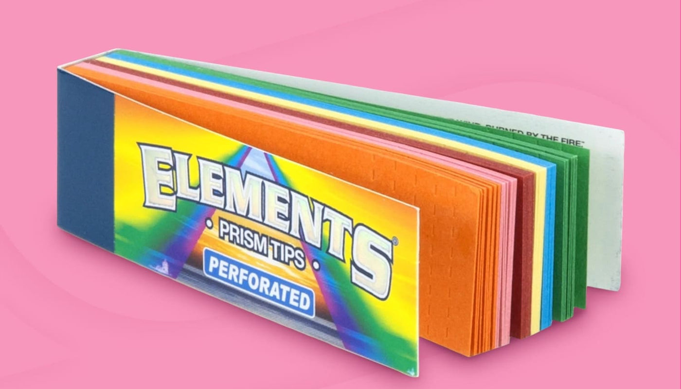 Elements Prism Perforated Tips Design Rolling Papers