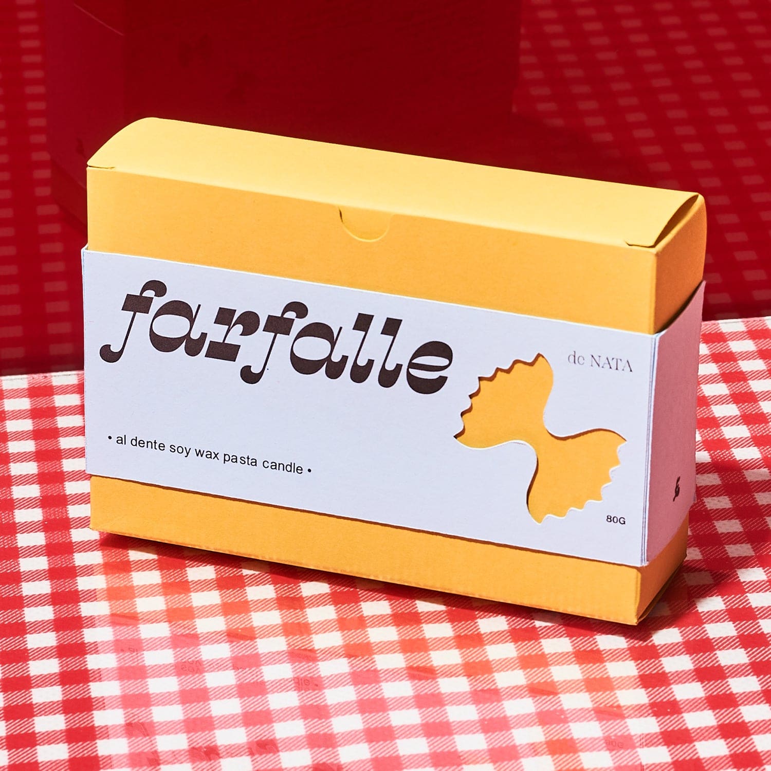Farfalle Pasta Candle Candle - Funny Food - Groupbycolor -