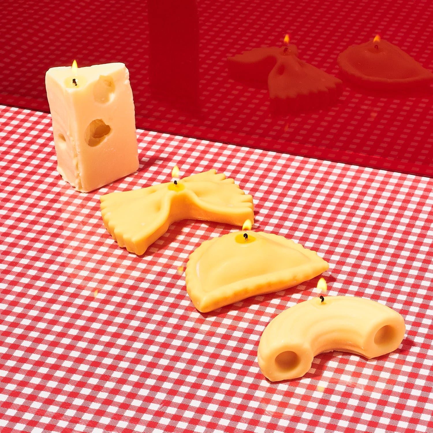 Farfalle Pasta Candle Candle - Funny Food - Groupbycolor -