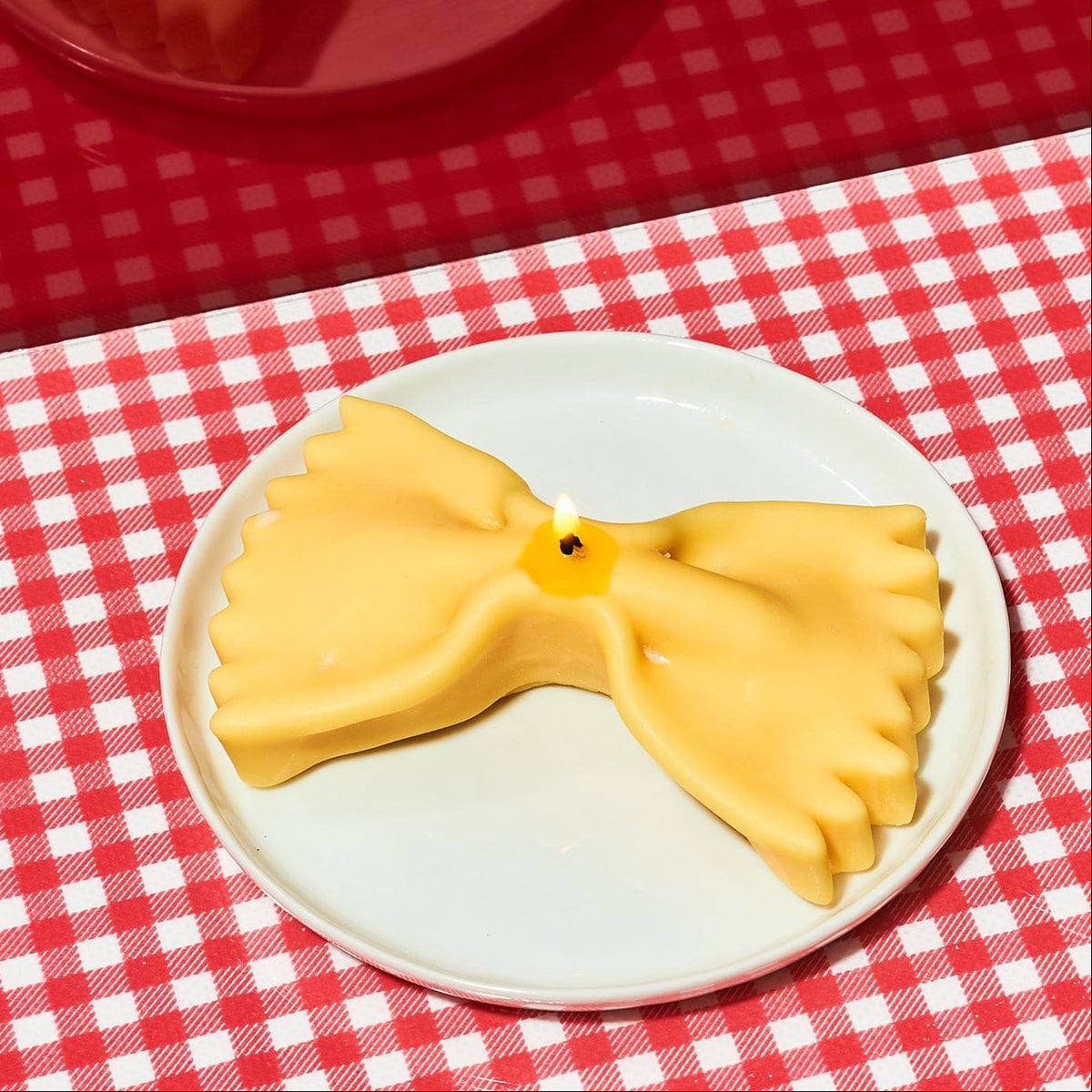 Farfalle Pasta Candle Candle - Funny Food - Groupbycolor -