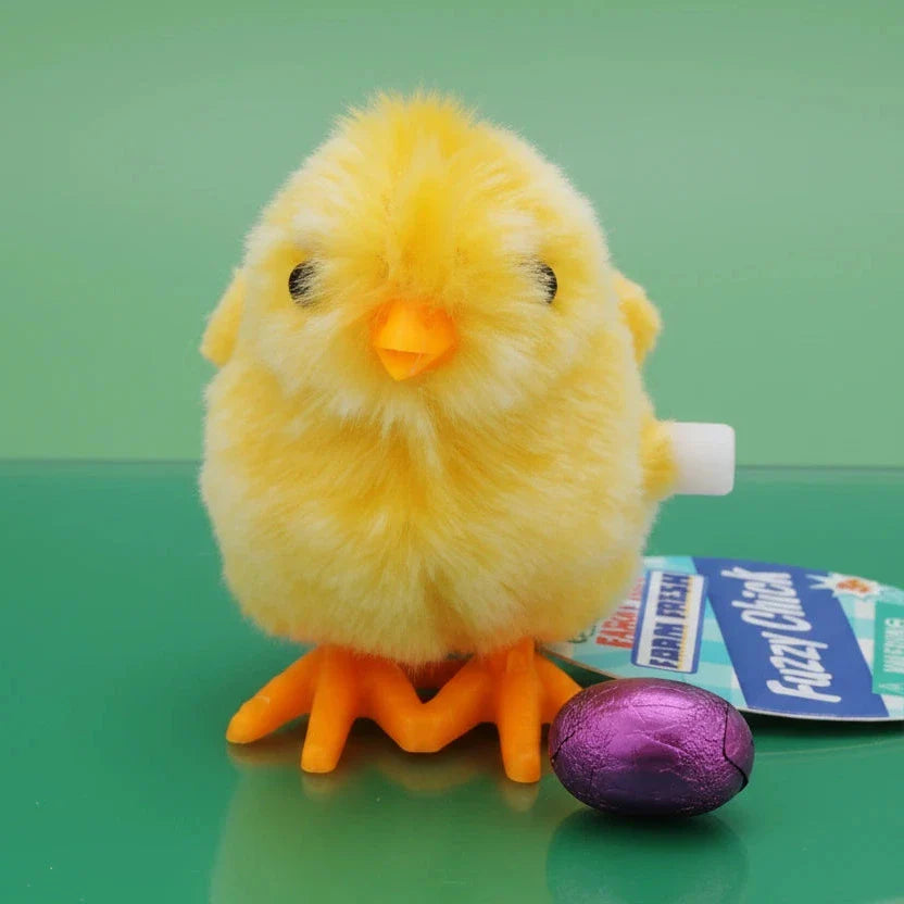 Farm Fresh Yellow Fuzzy Chick Wind Ups | Friends Nyc