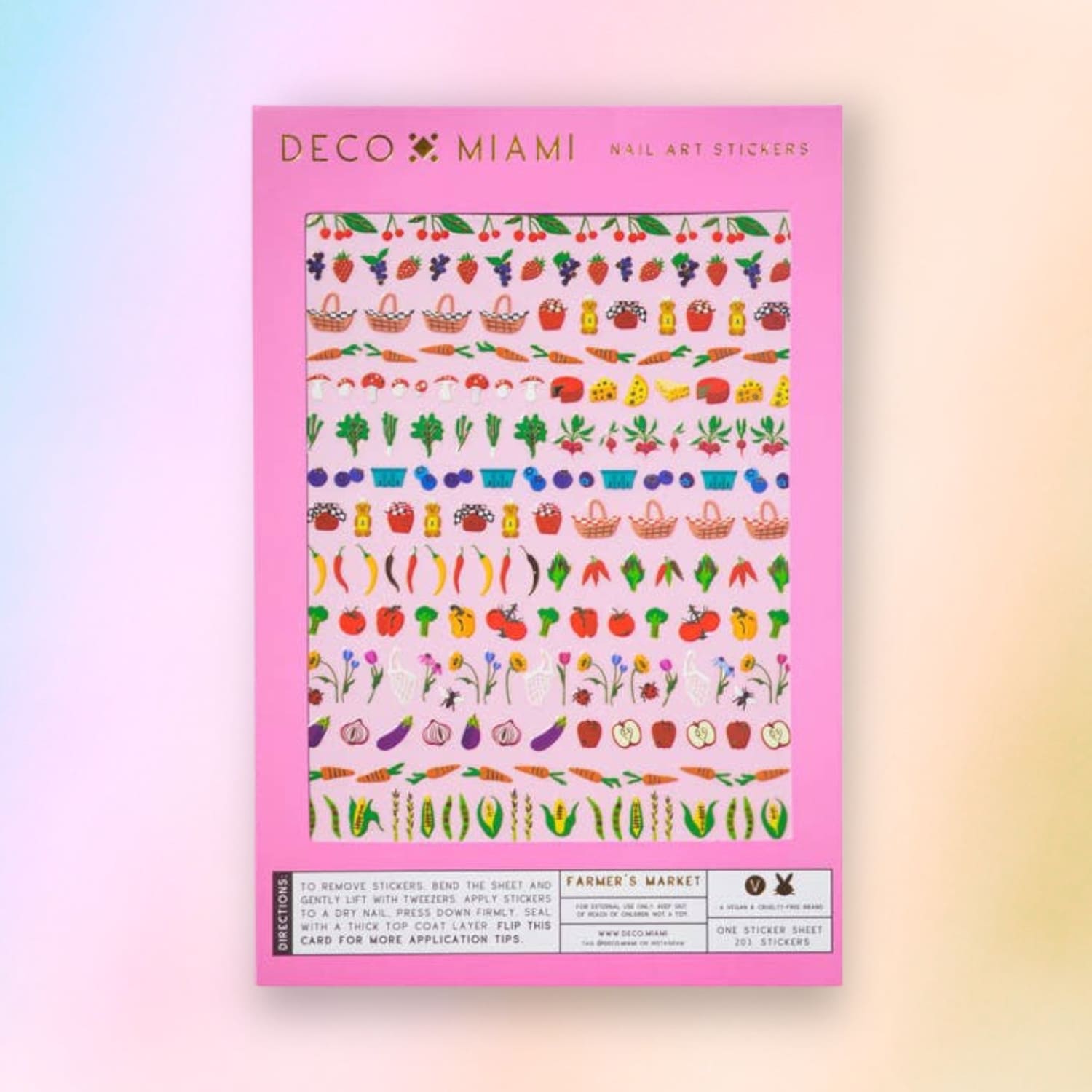 Deco Miami Nail Art Stickers 0623 - Q223