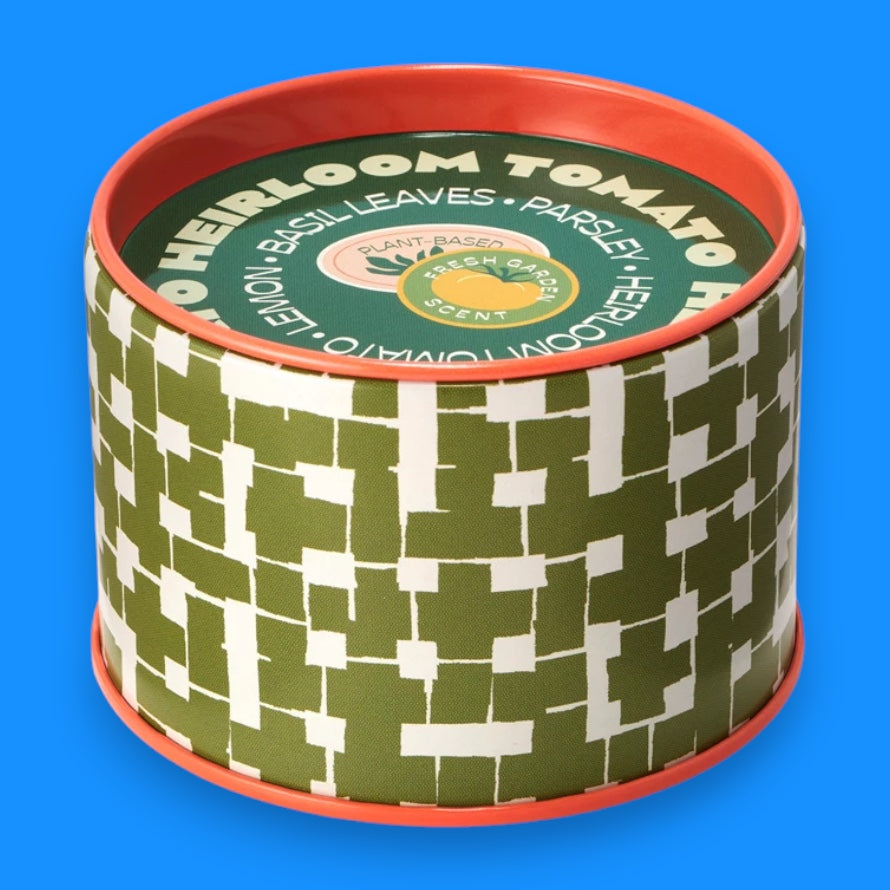 Farmers Market Tin Candle - Heirloom Tomato | Unique Garden